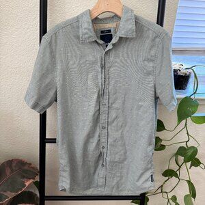 Prana Slim Fit Striped Shirt Size Medium
